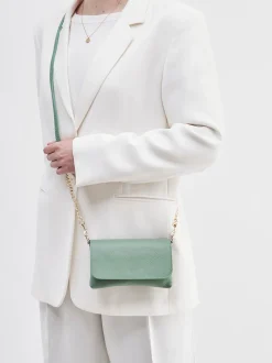 Marlon Firenze – Mini Bag aus Kalbleder Salbeigrün
