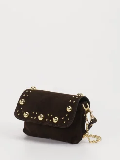 Marlon Firenze – Mini-Bag aus Kalbleder Dunkelbraun