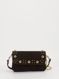 Marlon Firenze – Mini-Bag aus Kalbleder Dunkelbraun