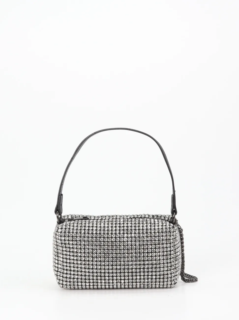 Marlon Firenze – Minitasche aus Metallicleder Silber