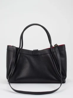 Marlon Firenze – Schultertasche aus Kalbleder Schwarz