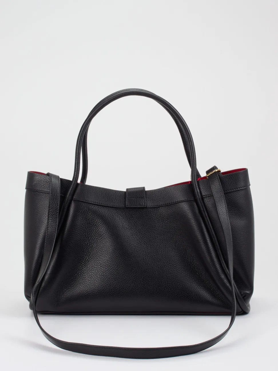 Marlon Firenze – Schultertasche aus Kalbleder Schwarz