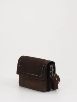 Marlon Firenze – Schultertasche aus Kalbleder Dunkelbraun