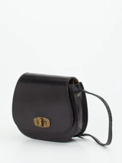 Marlon Firenze – Schultertasche aus Kalbleder Schwarz