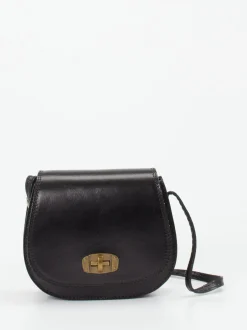 Marlon Firenze – Schultertasche aus Kalbleder Schwarz