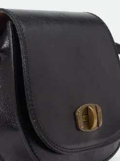 Marlon Firenze – Schultertasche aus Kalbleder Schwarz
