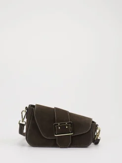 Marlon Firenze – Schultertasche aus Kalbleder Dunkelbraun