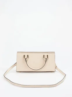 Marlon Firenze – Schultertasche aus Kalbleder Cremebeige