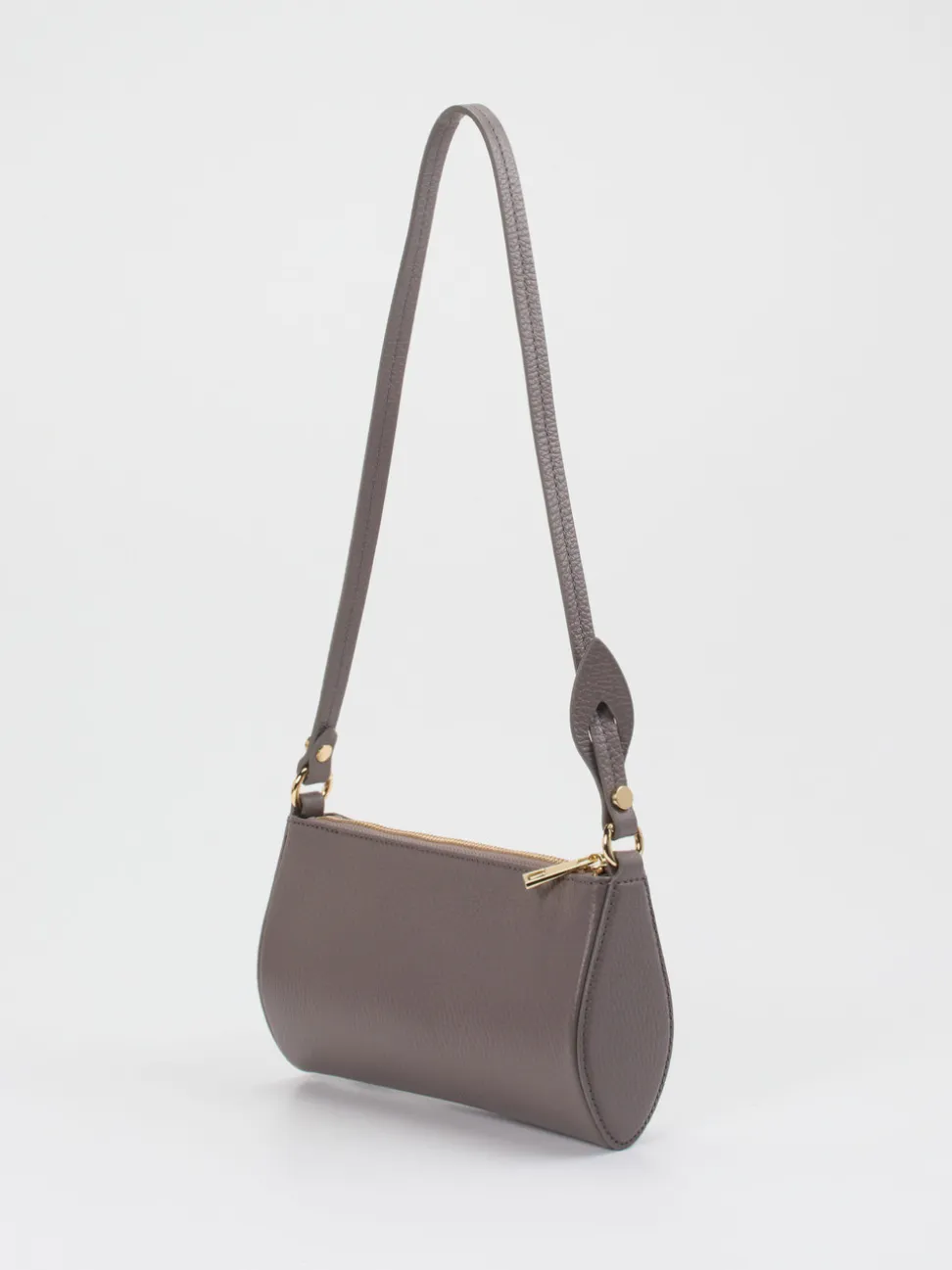 Marlon Firenze – Schultertasche aus Kalbleder Taupe