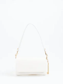 Marlon Firenze – Schultertasche aus Kalbleder Offwhite