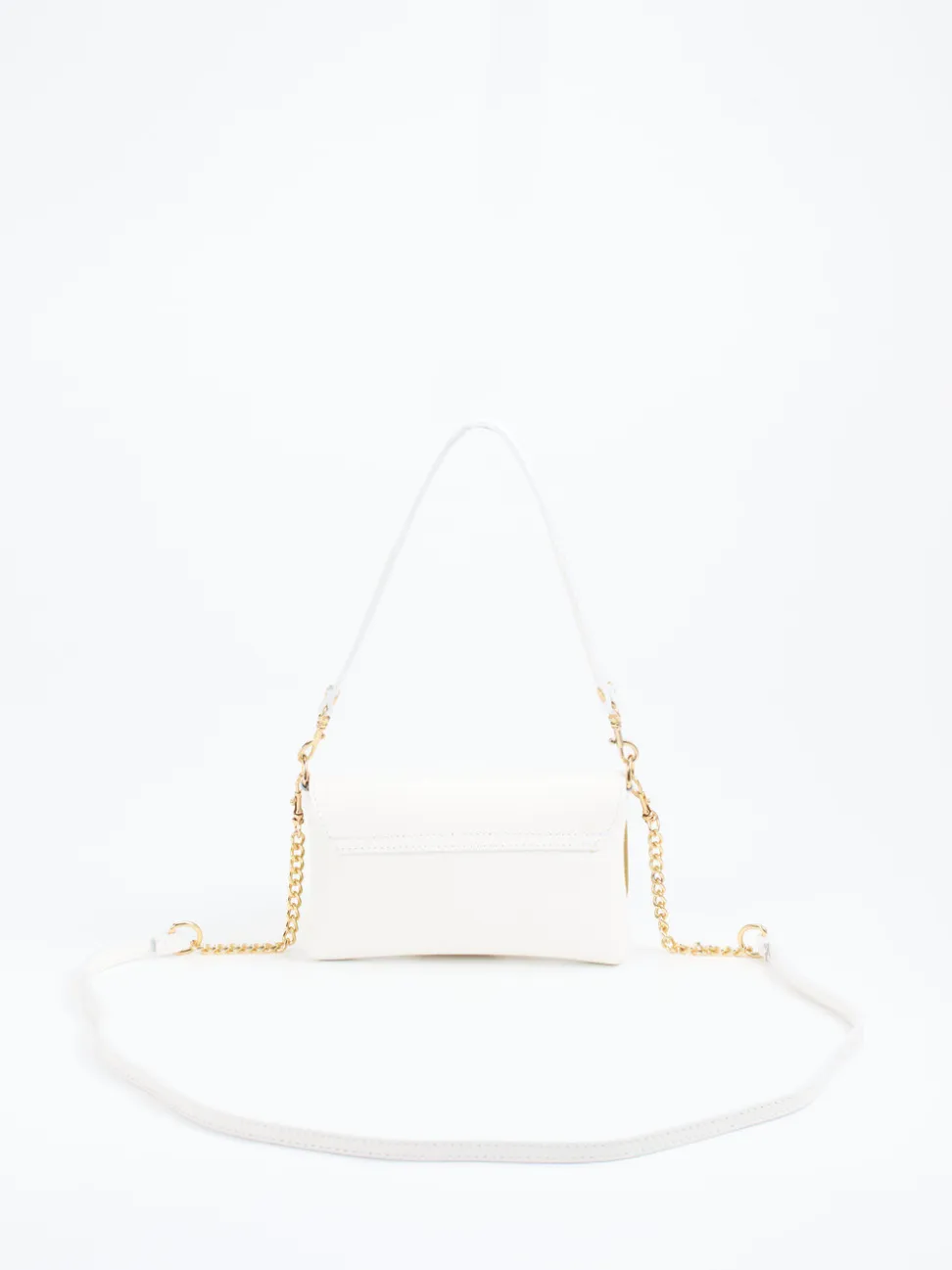 Marlon Firenze – Schultertasche aus Kalbleder Offwhite