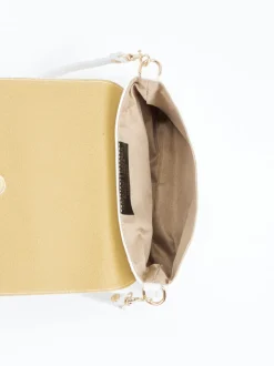 Marlon Firenze – Schultertasche aus Kalbleder Offwhite
