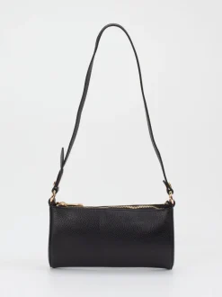 Marlon Firenze – Schultertasche aus Kalbleder Schwarz