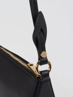 Marlon Firenze – Schultertasche aus Kalbleder Schwarz