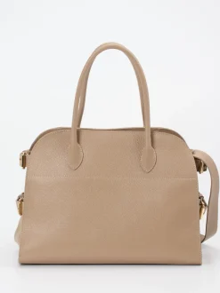 Marlon Firenze – Tote Bag aus Kalbleder in Taupe