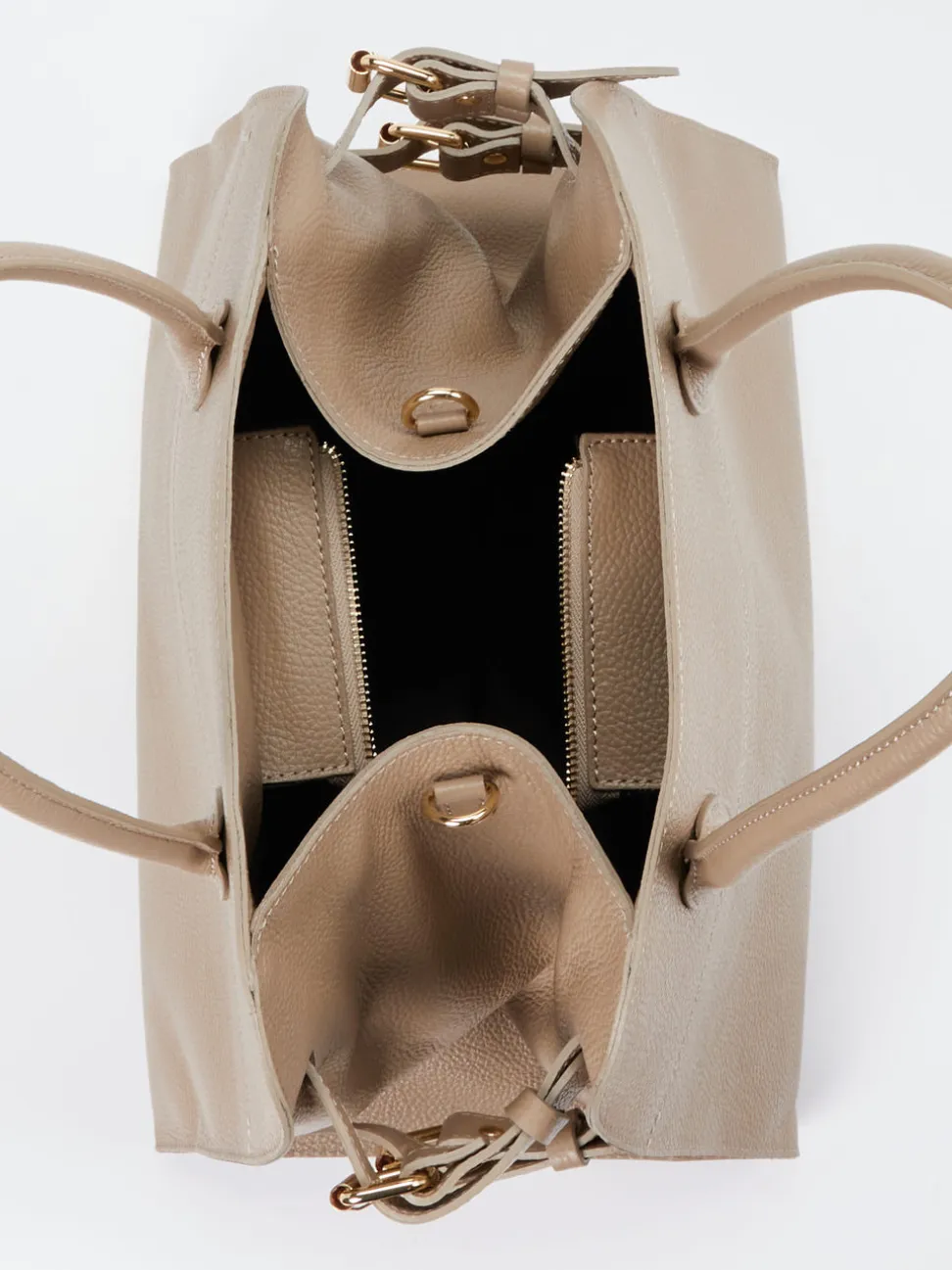 Marlon Firenze – Tote Bag aus Kalbleder in Taupe