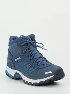 Meindl – Wanderschuh aus Mesh und Veloursleder Blau