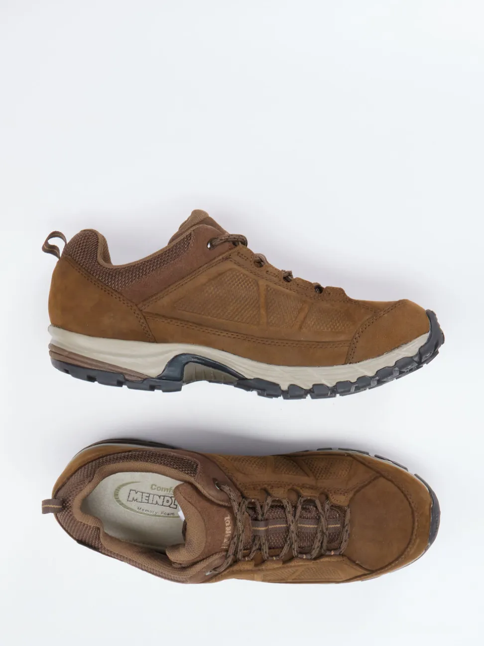 Meindl – Wanderschuhe aus Veloursleder braun