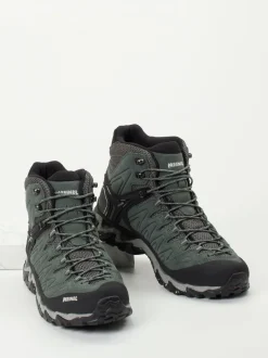 Meindl – Wanderschuhe aus Veloursleder und Mesh grün