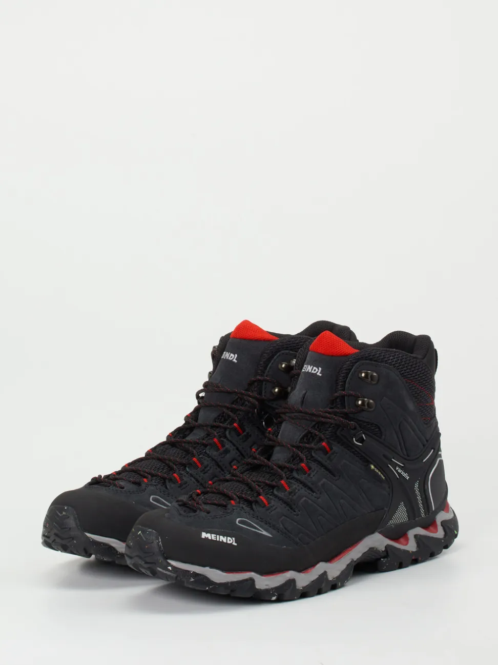 Meindl – Wanderstiefel aus Veloursleder und Mesh schwarz
