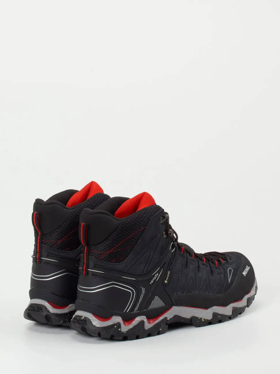 Meindl – Wanderstiefel aus Veloursleder und Mesh schwarz