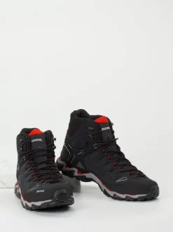Meindl – Wanderstiefel aus Veloursleder und Mesh schwarz