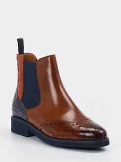 Melvin & Hamilton – Chelsea Boots aus Kalbleder braun