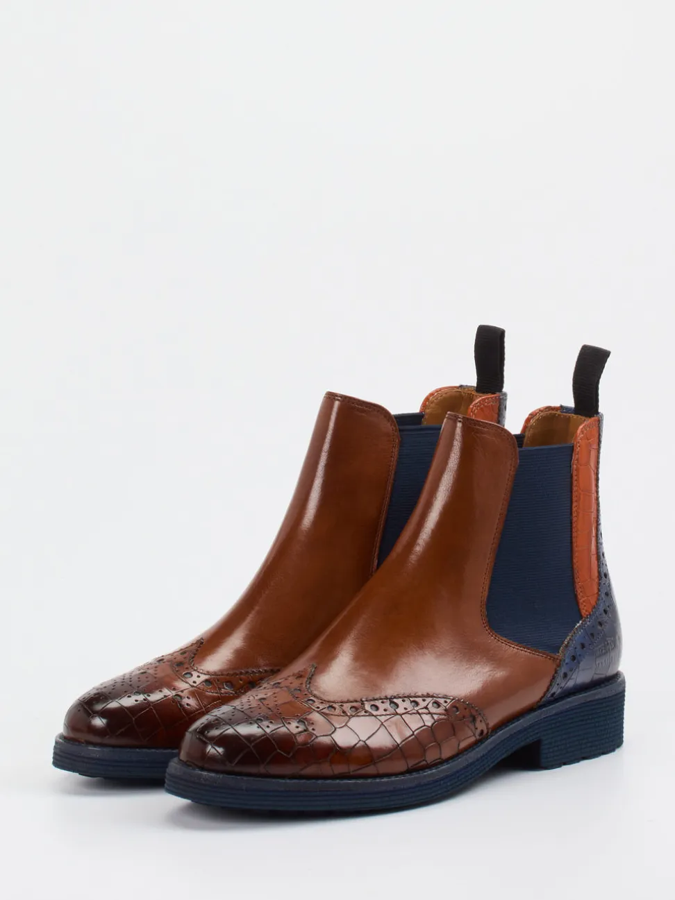 Melvin & Hamilton – Chelsea Boots aus Kalbleder braun