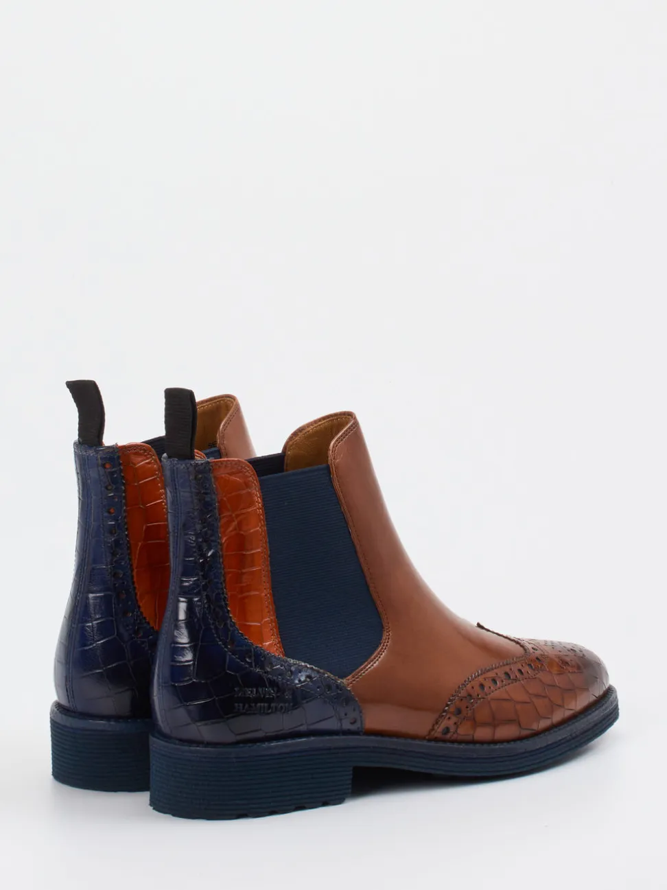Melvin & Hamilton – Chelsea Boots aus Kalbleder braun