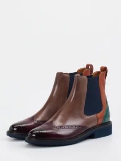 Melvin & Hamilton – Chelsea Boots aus Kalbleder Multi