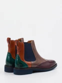 Melvin & Hamilton – Chelsea Boots aus Kalbleder Multi