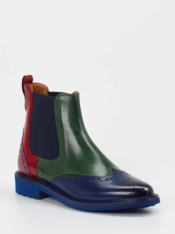 Melvin & Hamilton – Chelsea Boots aus Kalbleder multicolor