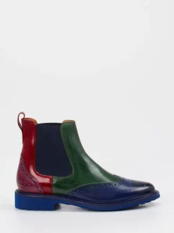 Melvin & Hamilton – Chelsea Boots aus Kalbleder multicolor