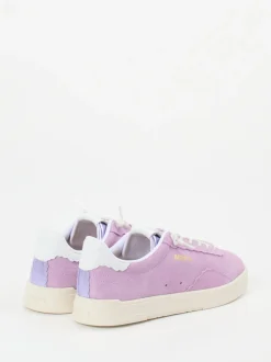MRP – Low-Top Sneaker aus Veloursleder Flieder