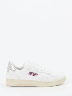 MRP – Retro-Sneaker aus Kalbleder in Weiß