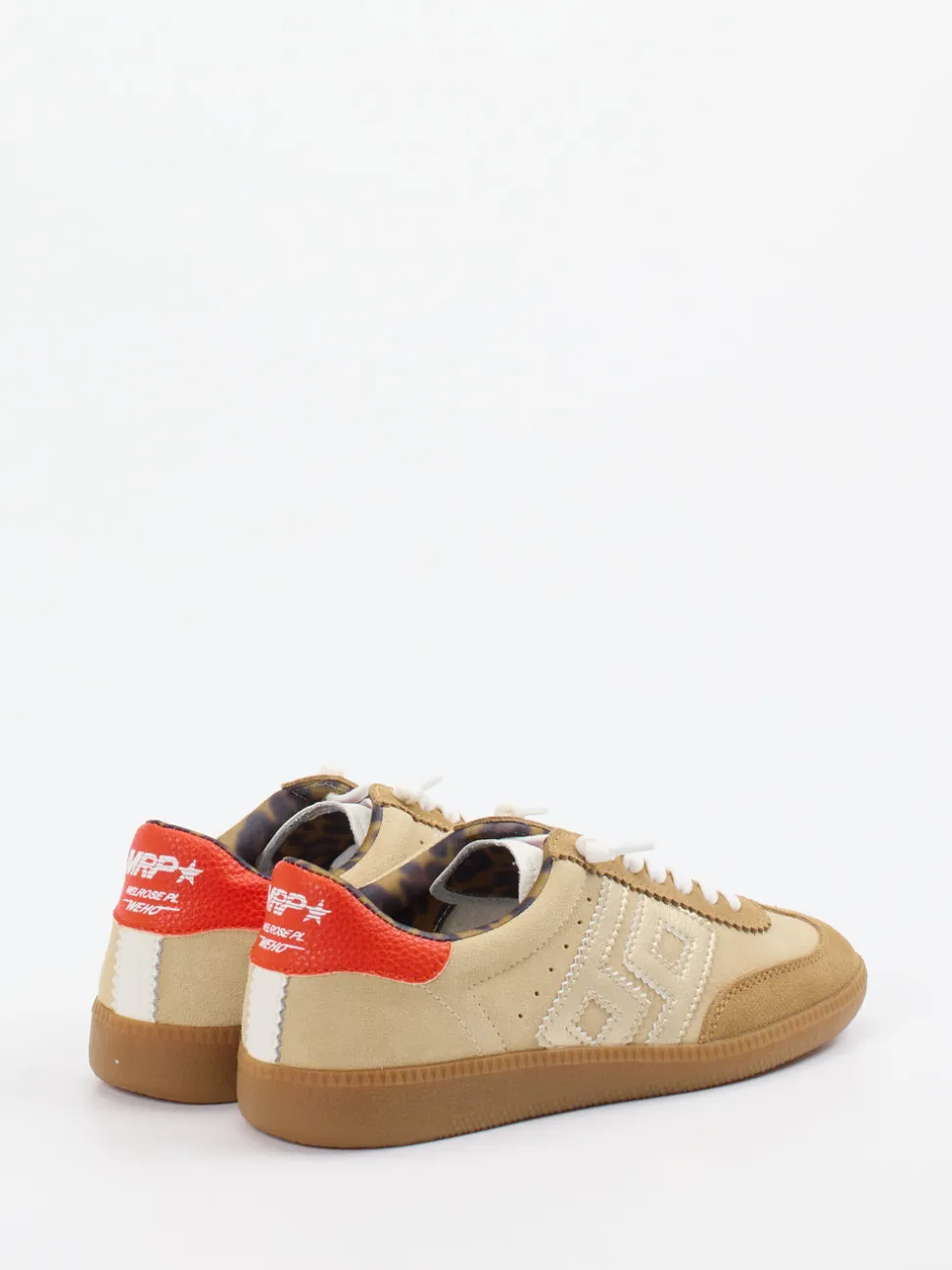 MRP – Retro-Sneaker aus Veloursleder in Braun