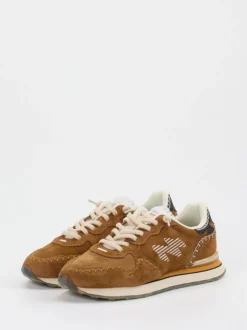 MRP – Retro-Sneaker aus Veloursleder cognacbraun
