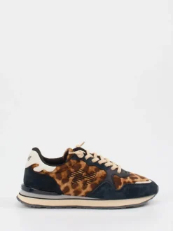 MRP – Retro-Sneaker aus Veloursleder mit Leoprint
