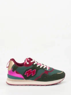 MRP – Retro-Sneaker aus Veloursleder in Grün