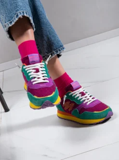 MRP – Retro-Sneaker aus Veloursleder und Textil