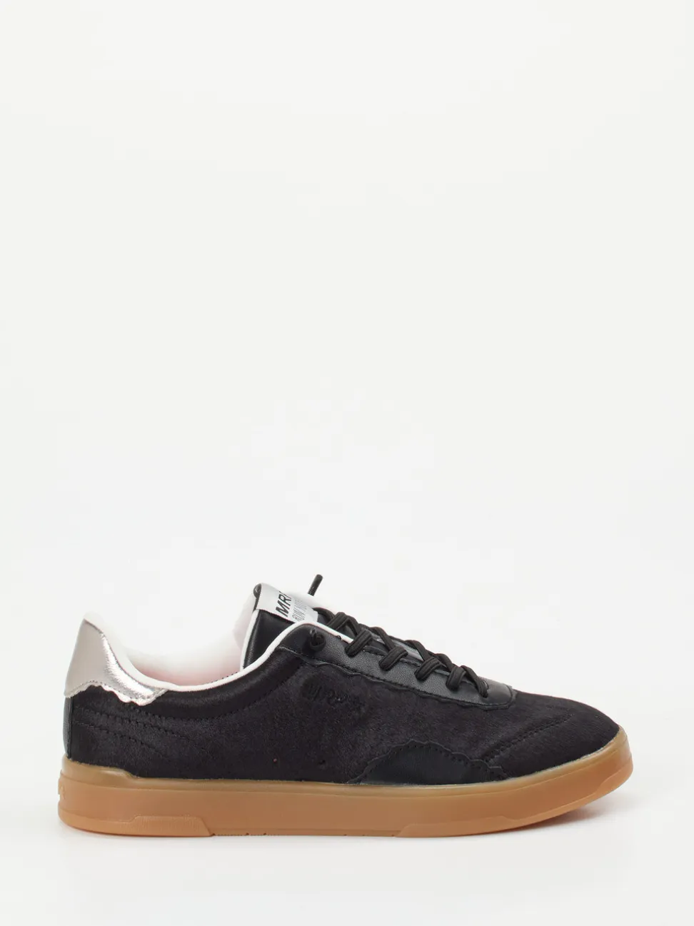 MRP – Sneaker aus Fellimitat in Schwarz