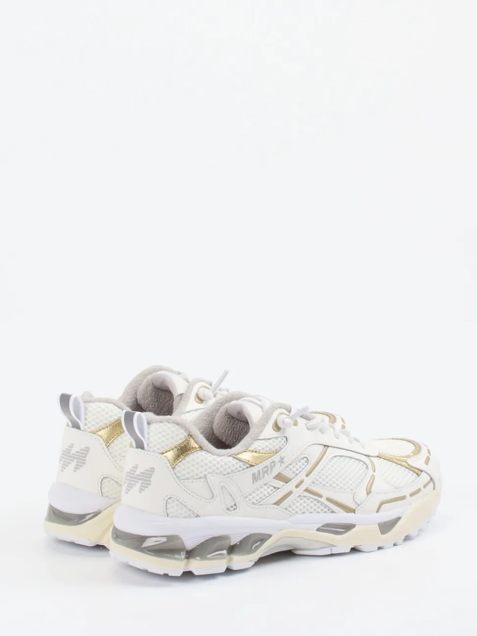 MRP – Sneaker aus Kalbleder und Mesh Offwhite