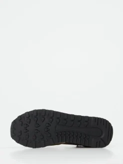 MRP – Sneaker aus Metallicleder und Velours beige