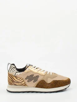 MRP – Sneaker aus Veloursleder mit Animalprint