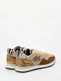 MRP – Sneaker aus Veloursleder mit Animalprint