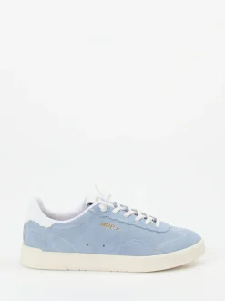MRP – Sneaker aus Veloursleder hellblau