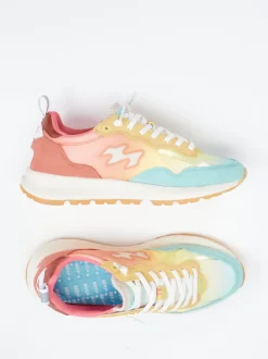 MRP – Sneaker aus Velour/Textil im Farbverlauf