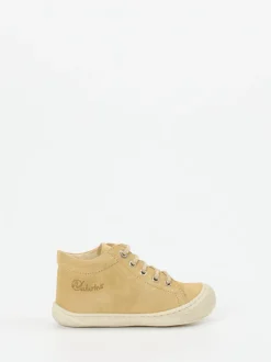 Naturino – Kinder-Sneaker aus Veloursleder beige