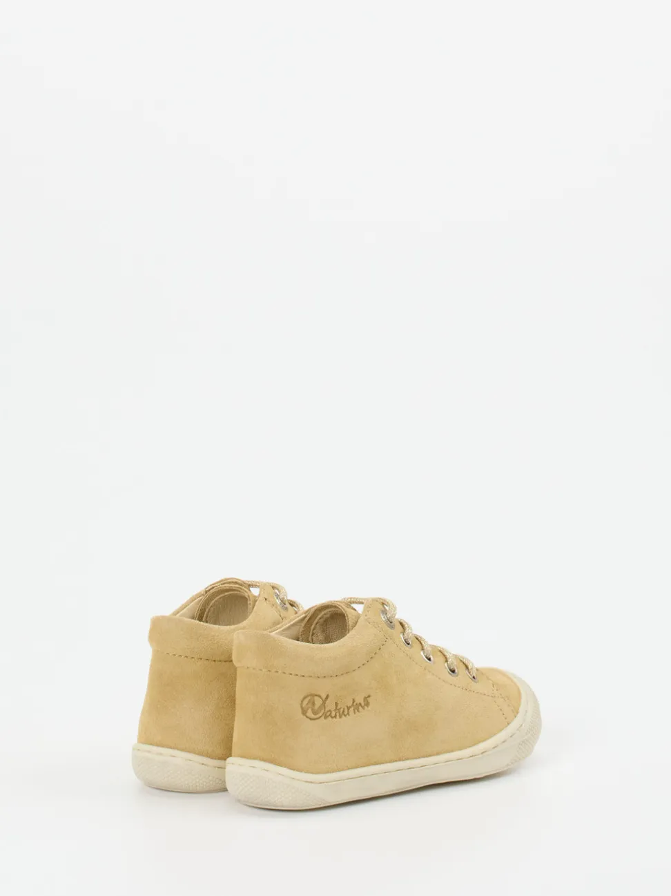 Naturino – Kinder-Sneaker aus Veloursleder beige