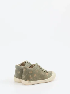 Naturino – Kinder-Sneaker aus Veloursleder salbeigrün